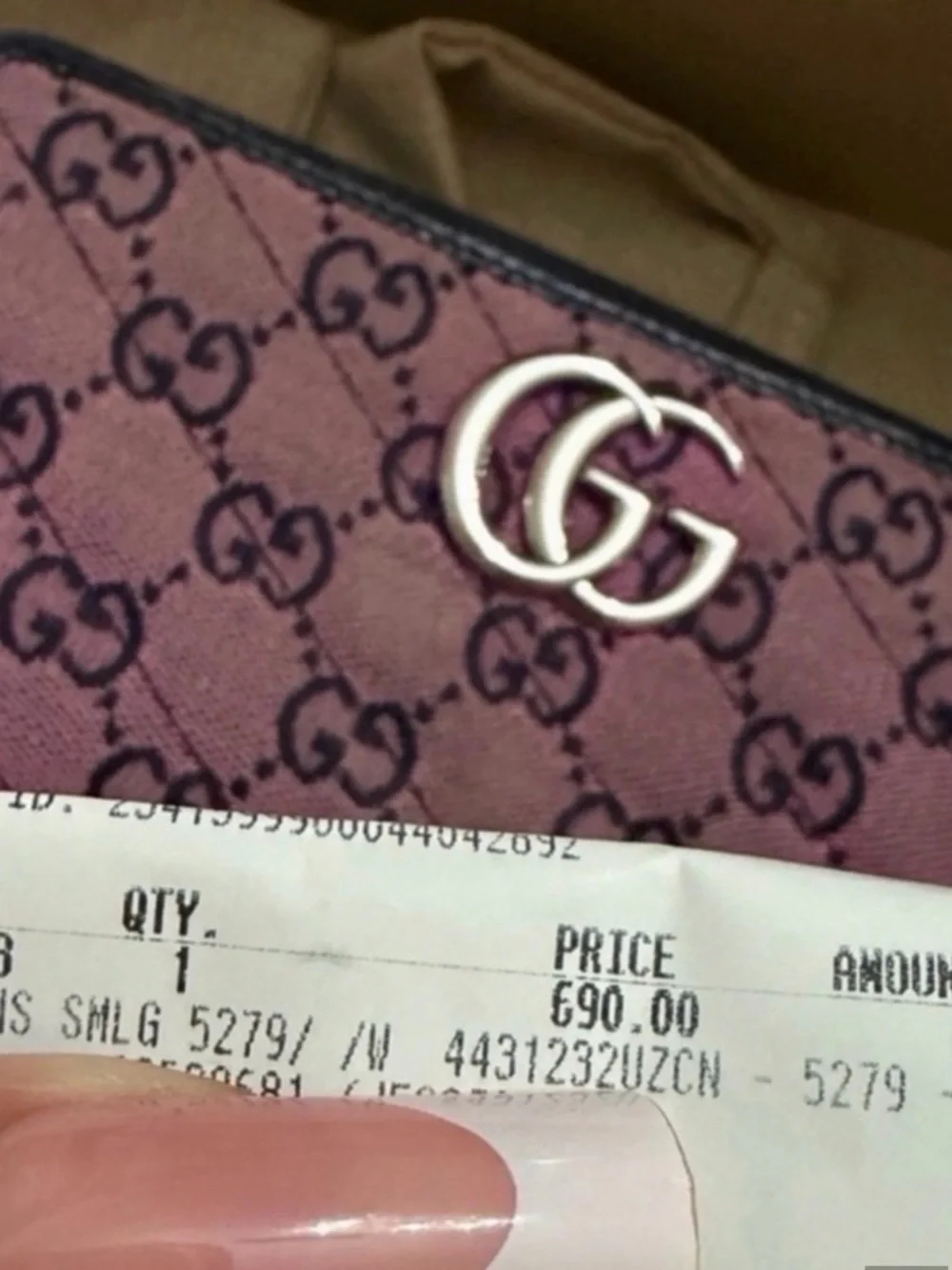 Authentic Gucci GG Marmont Long Wallet - Picture 3 of 4